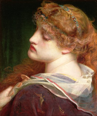 メアリーマグダレン、1862 作： Anthony Frederick Augustus Sandys